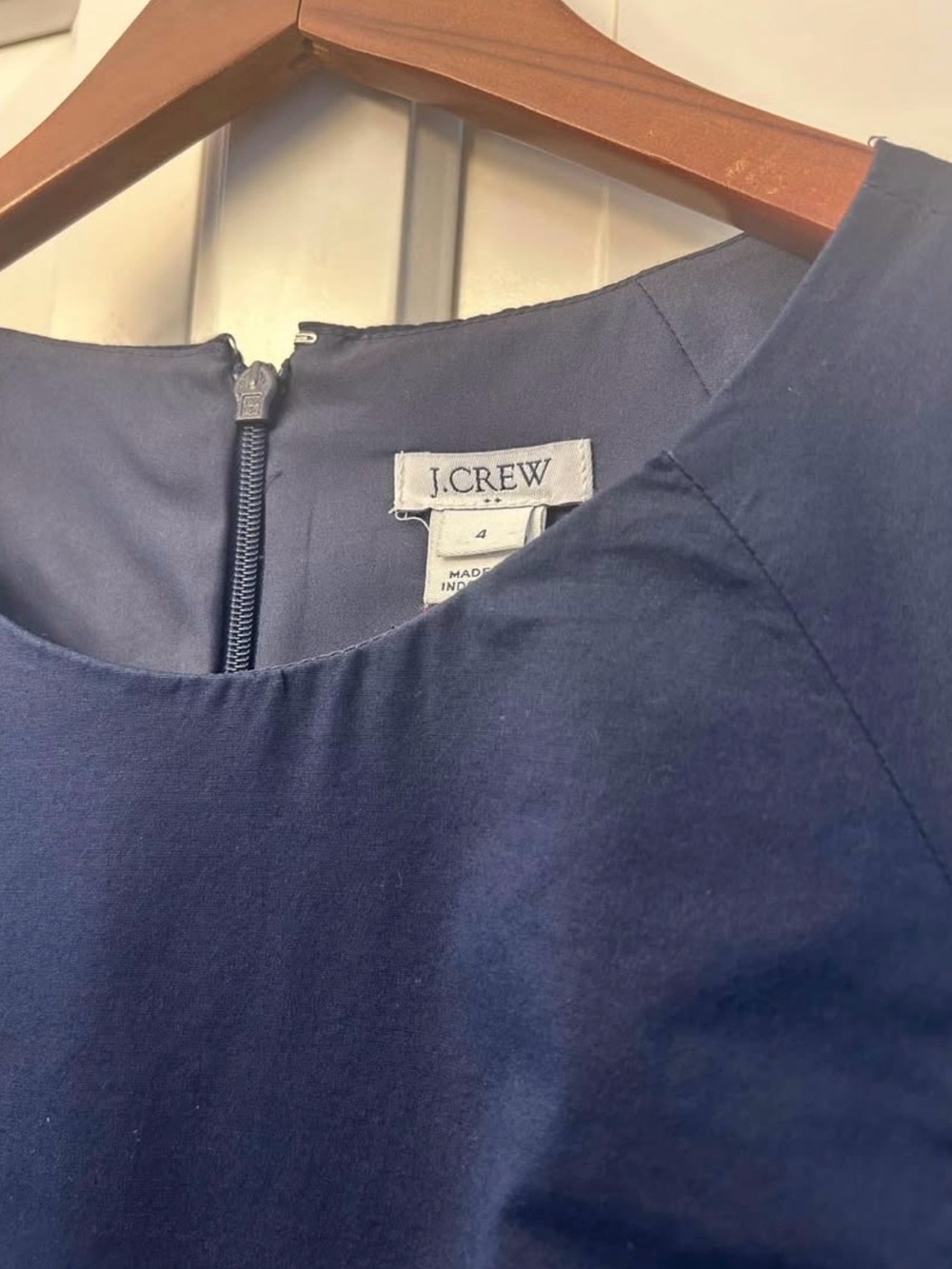 J. Crew Dark Navy Crewneck  Dress